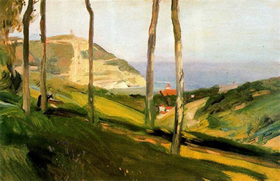 Landscape in San Sebastian Joaquin Sorolla